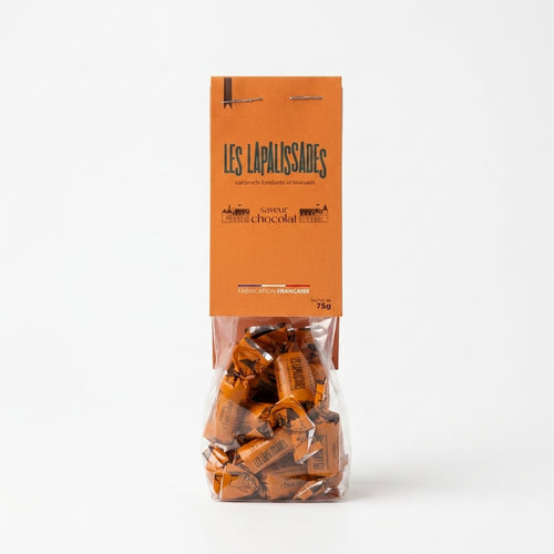 Étui de caramels fondants 75 g saveur chocolat — Les Lapalissades®