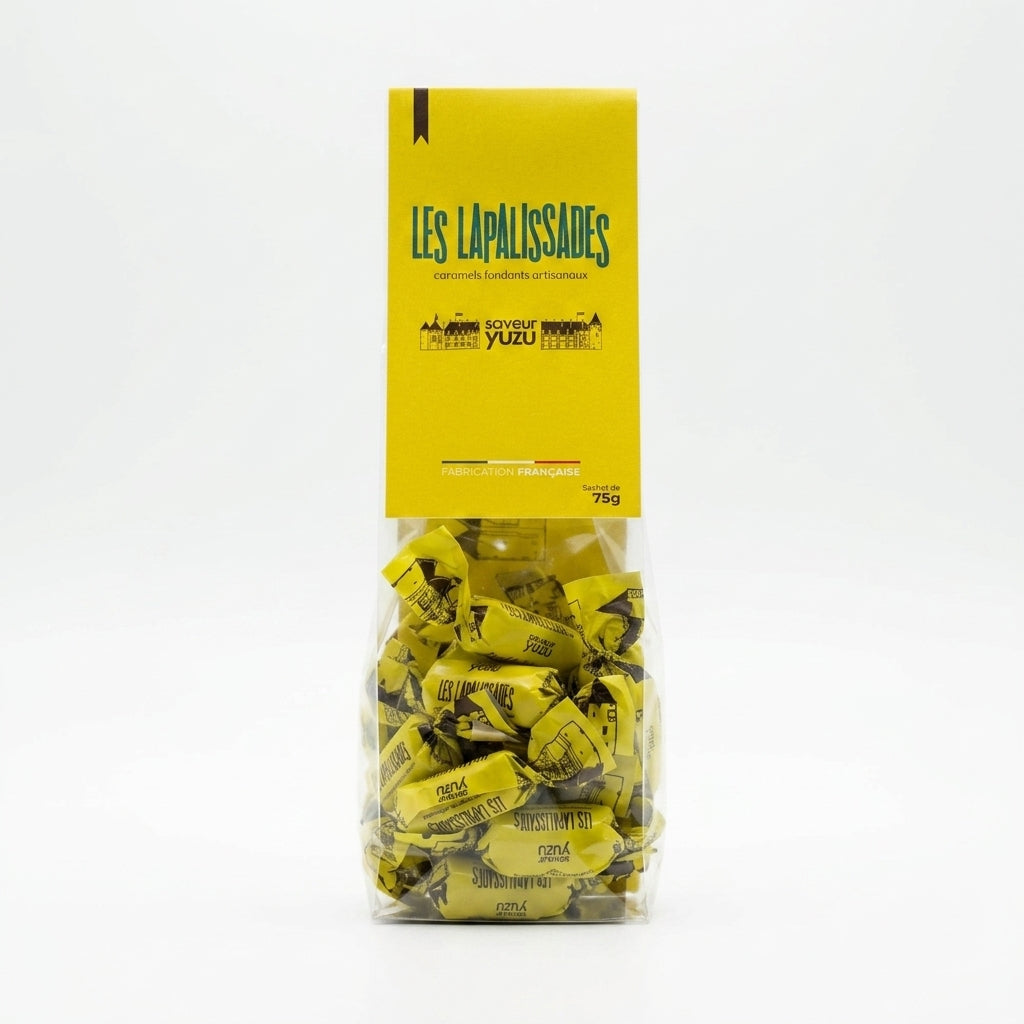 Étui de caramels fondants 75 g saveur yuzu — Les Lapalissades®