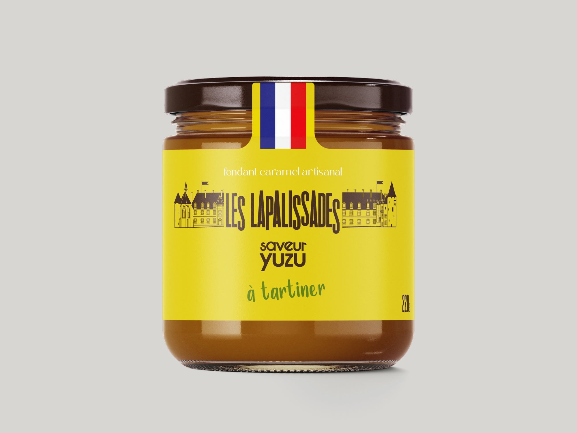 Pot de caramel à tartiner 220 g saveur yuzu — Les Lapalissades®
